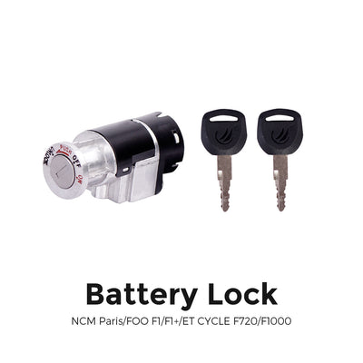NCM Paris / FOO F1 / F1+ / ET F720 / F1000 Battery Lock