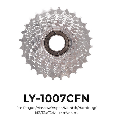 7-Speed Freewheel 14-28T for Prague/Moscow/Aspen/Munich/Hamburg/M3/T3s/T3/Milano/Venice