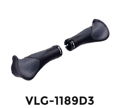 Ergonomic Lock-On Grips (pair) VLG-1189D3